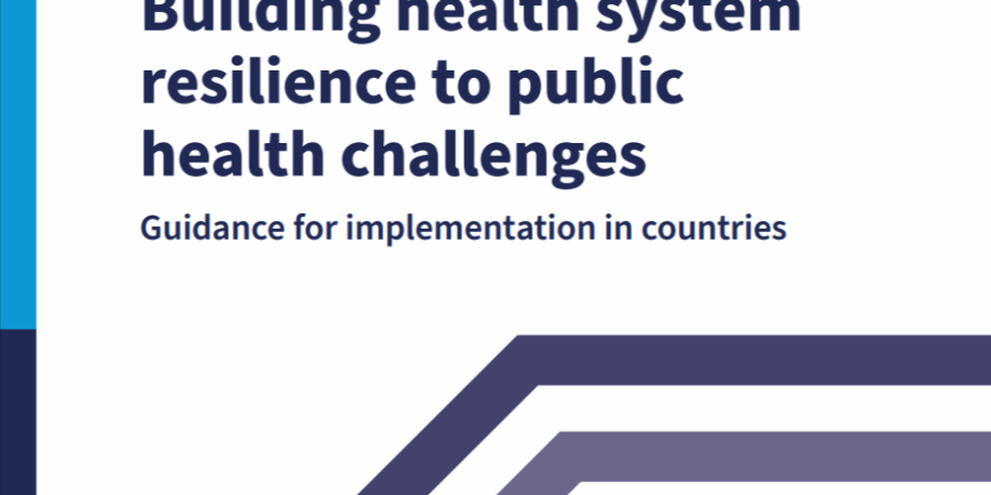 Health System Resilience Toolkit by WHO – The Resilience Collaborative